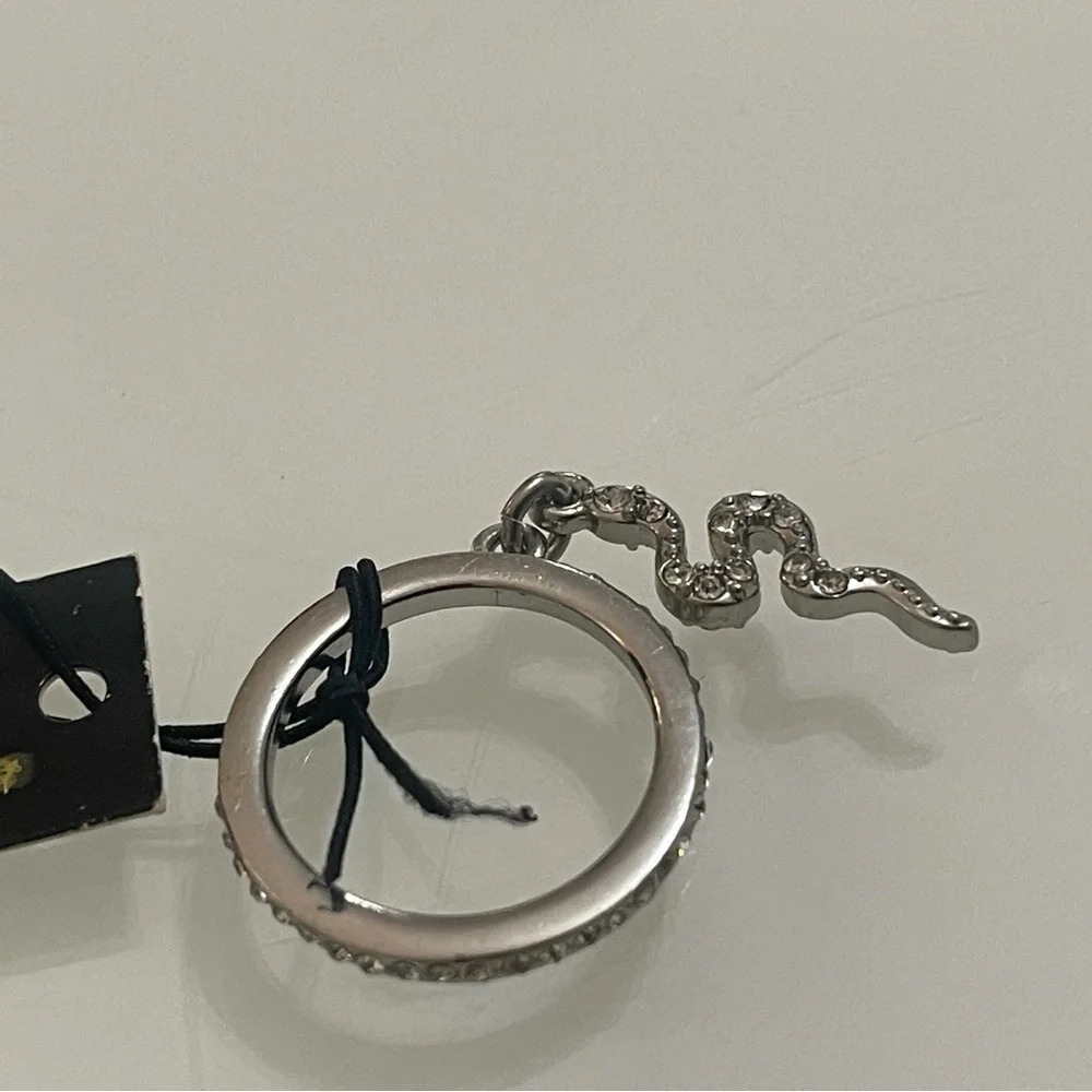 3x$25 ❤️ New York & Co Dangling Snake Ring ❤️ size 6, 7, 8 - Picture 4 of 8